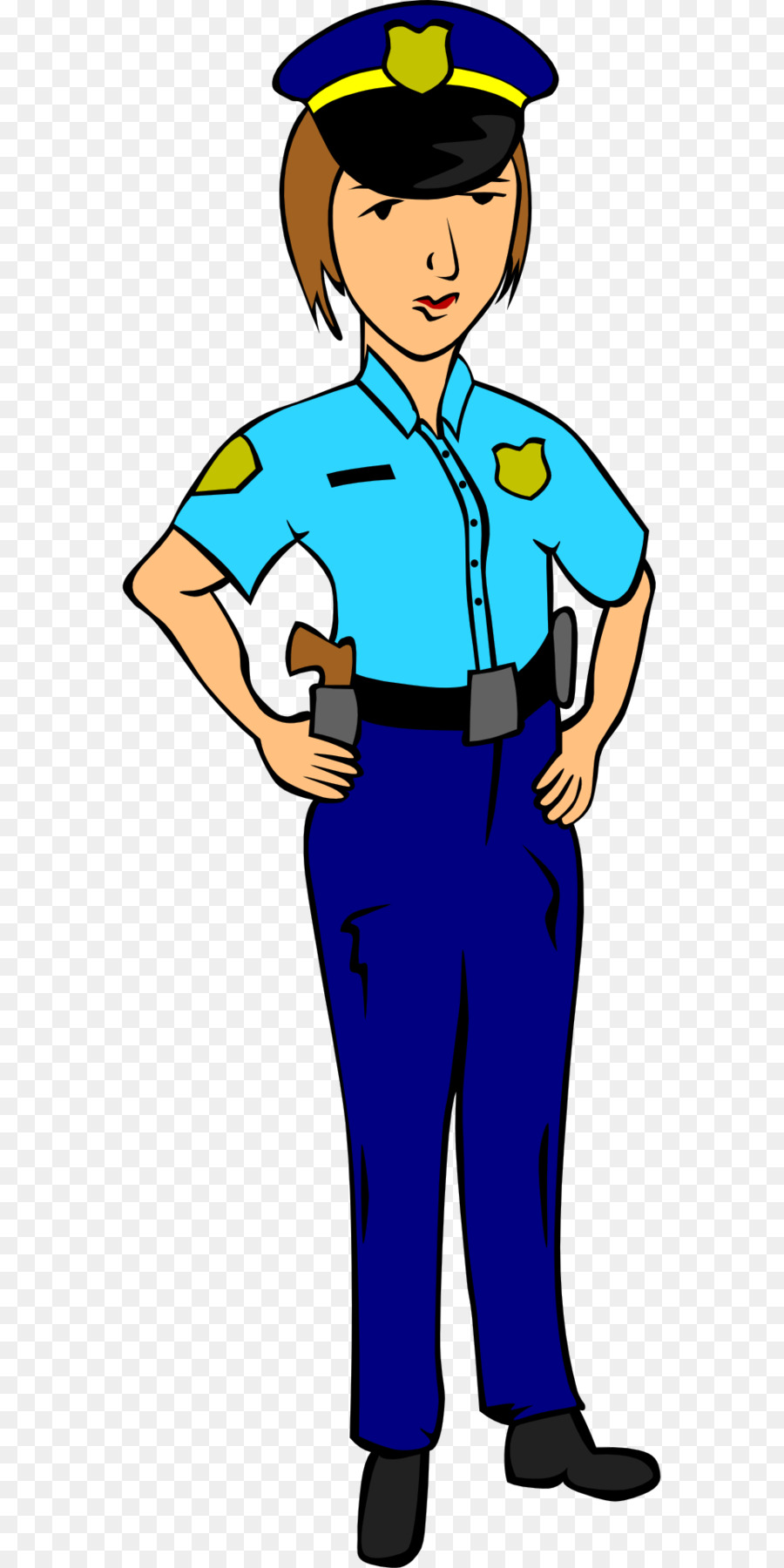 900x1800 Police Officer Woman Clip Art