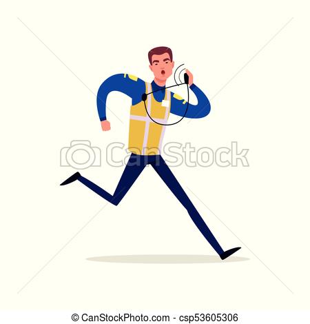 450x470 Officer Of Traffic Police In Uniform With High Visibility