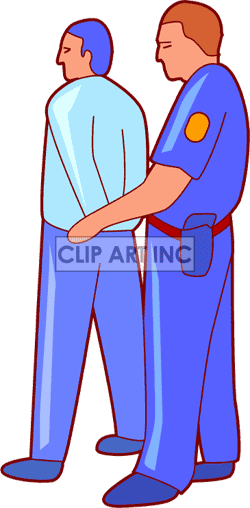 250x508 Clip Art Person Being Handcuffed Clipart