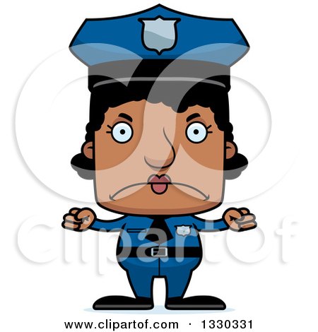 450x470 Clipart Happy Red Haired Police Girl