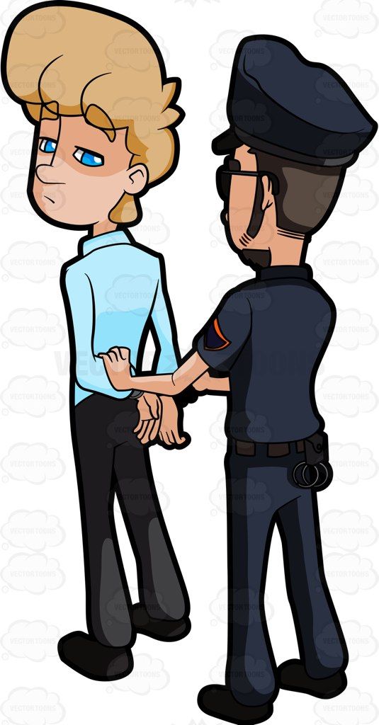535x1024 Police Clipart Arresting