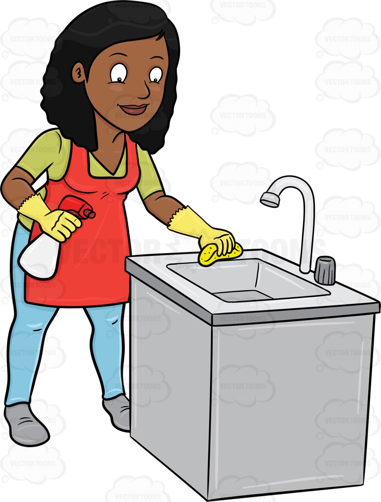 778x1024 Clean Sink Clip Art