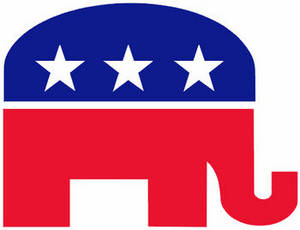 300x230 Free Political Clipart Image Of The Republican Party Elephant