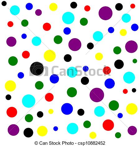 450x470 Colored Dots Clipart