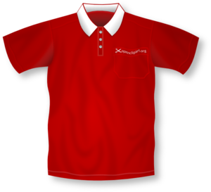 300x273 Red Polo Shirt Clip Art