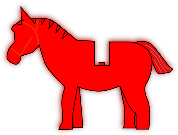 600x454 Red Horse Clip Art
