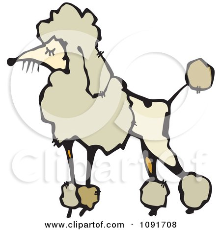 450x470 Royalty Free (Rf) Clipart Of Poodles, Illustrations, Vector