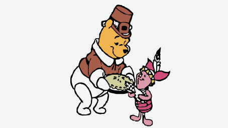 454x255 Thanksgiving Clipart Pooh Bear