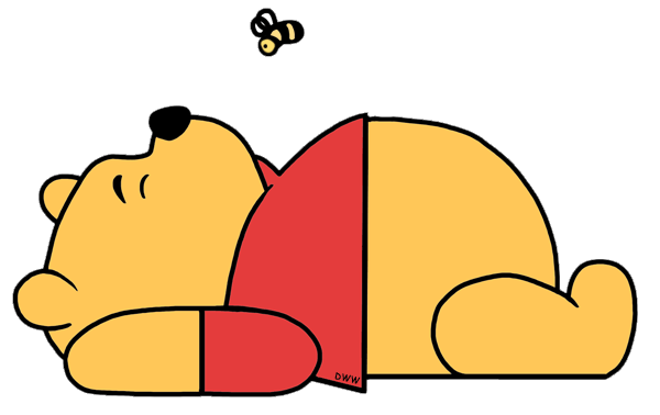 600x378 Winnie The Pooh On His Back Eeyore