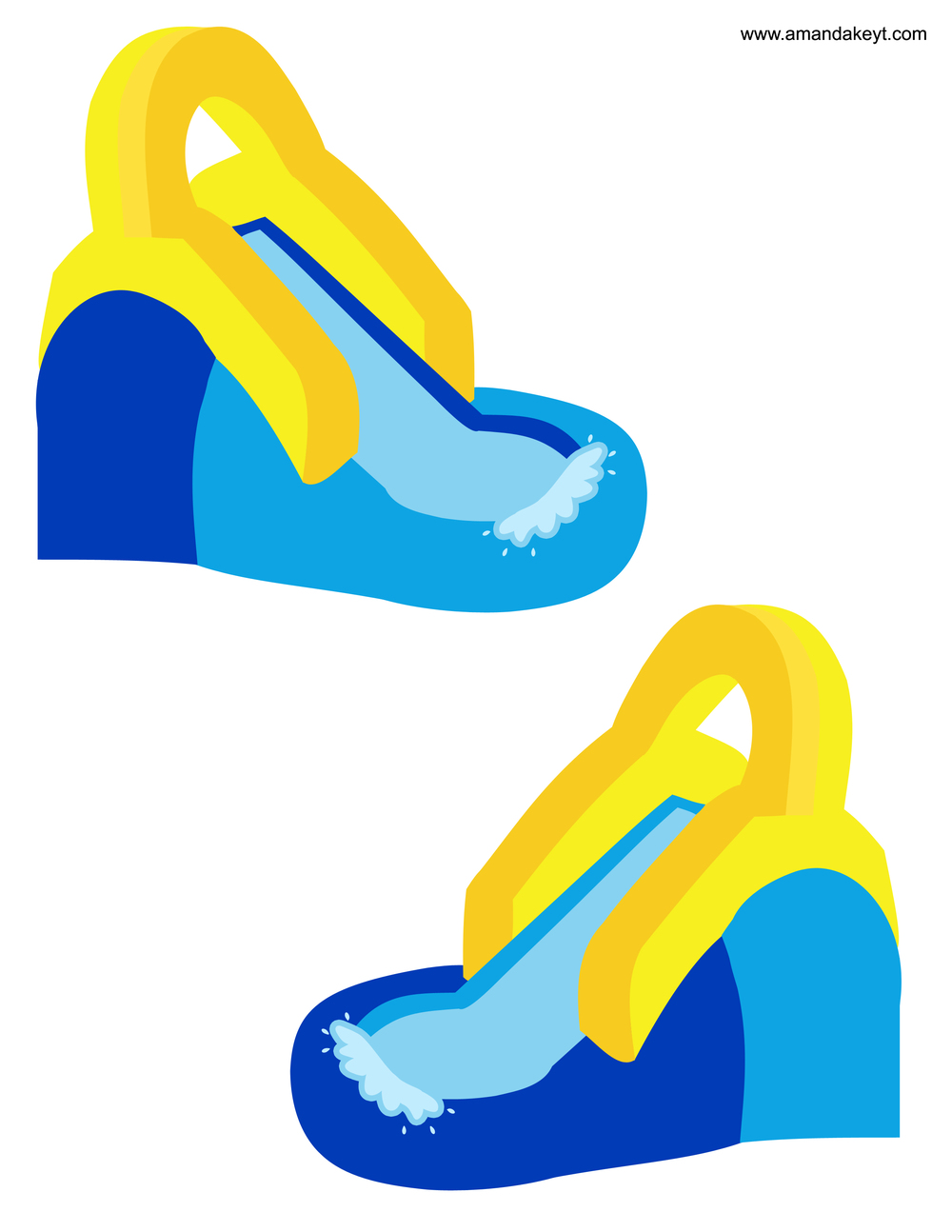 1000x1294 Instant Download Pool Water Slide Party Printable Photo Booth Prop