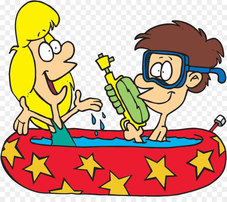 900x800 Summer Pool Party Clipart
