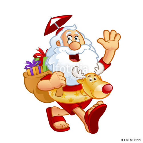 500x500 Summer Santa