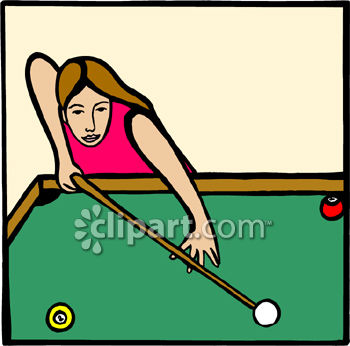 350x346 Woman Playing A Game Of Pool