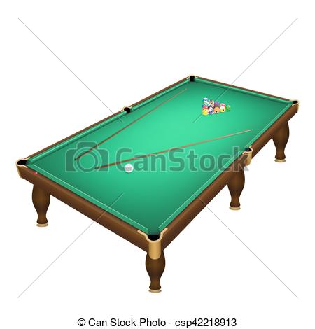 450x470 Billiard Game Balls Start Position On A Realistic Pool Vector