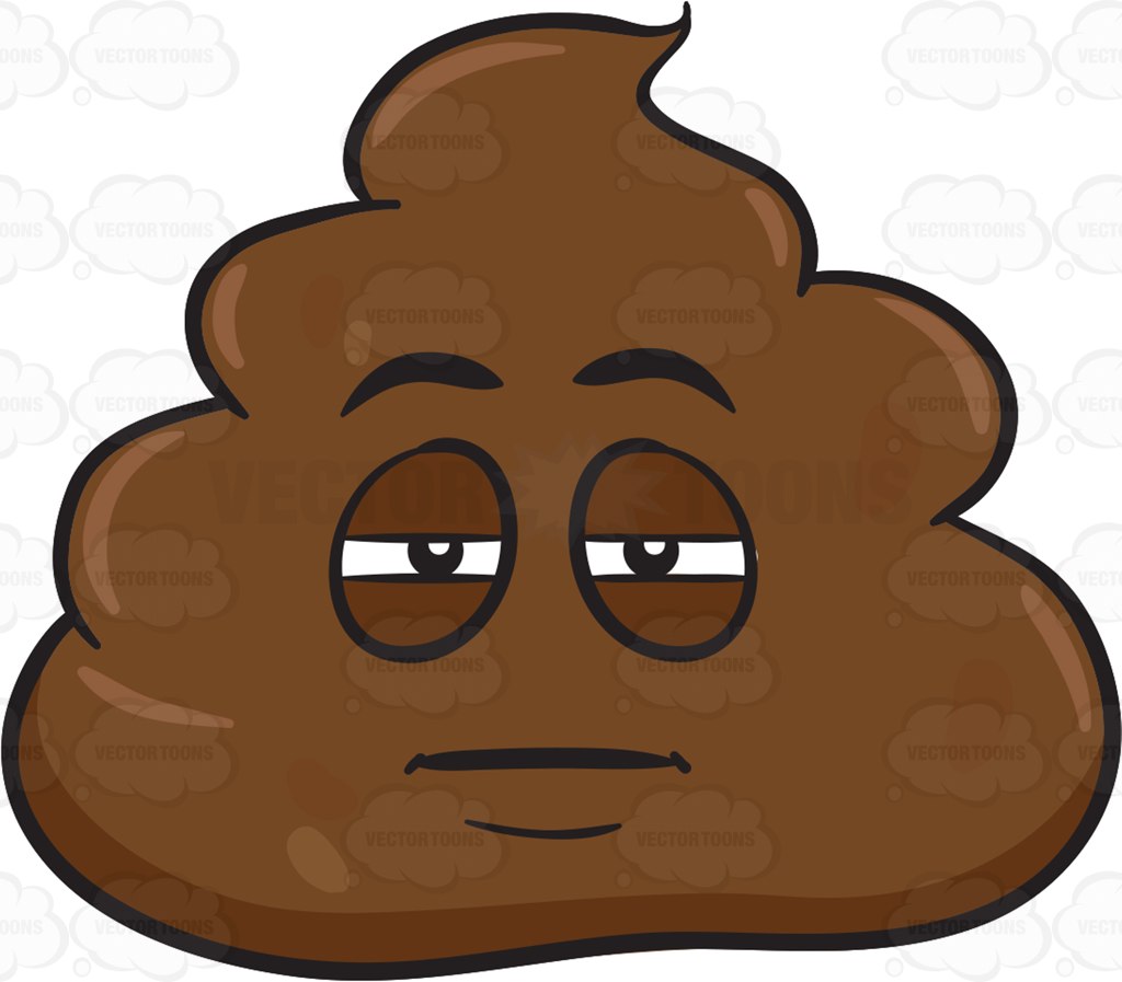 1024x897 A Sleepy Pile Of Poo Cartoon Clipart Vector Toons