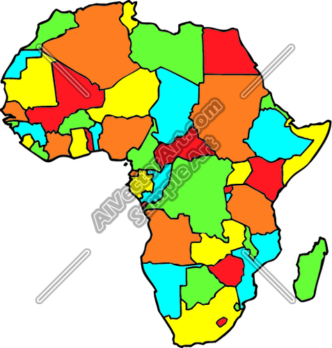 477x500 Road Map Clipart