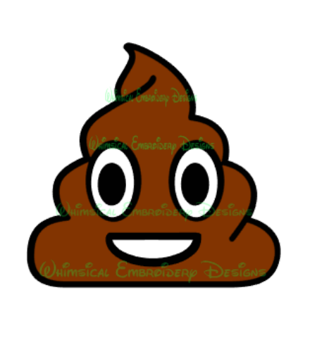 450x500 Cut Designs Poop Emoji Cut Design