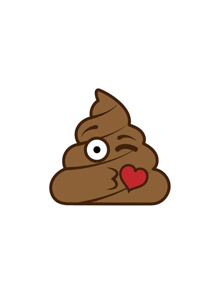750x1000 Poop Emoji Kiss Iphone Cases Amp Covers By Jvshop Redbubble