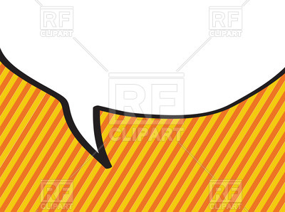 400x298 Round Speech Bubble In Pop Art Style Royalty Free Vector Clip Art
