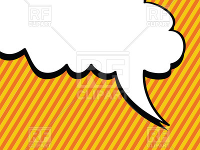 400x300 Speech Bubble In Pop Art Style Royalty Free Vector Clip Art Image