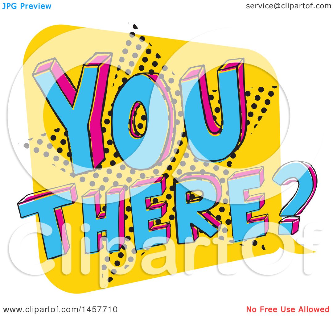 1080x1024 Clipart Of A Comic Styled Pop Art You There Word Bubble
