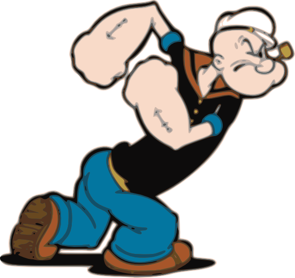 600x566 Popeye Clip Art