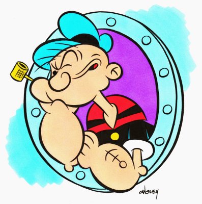 397x400 Popeye Clipart