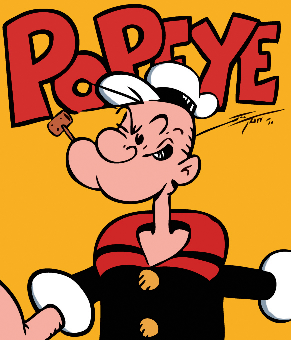 583x681 Popeye The Sailor Man By Porcelain Joe