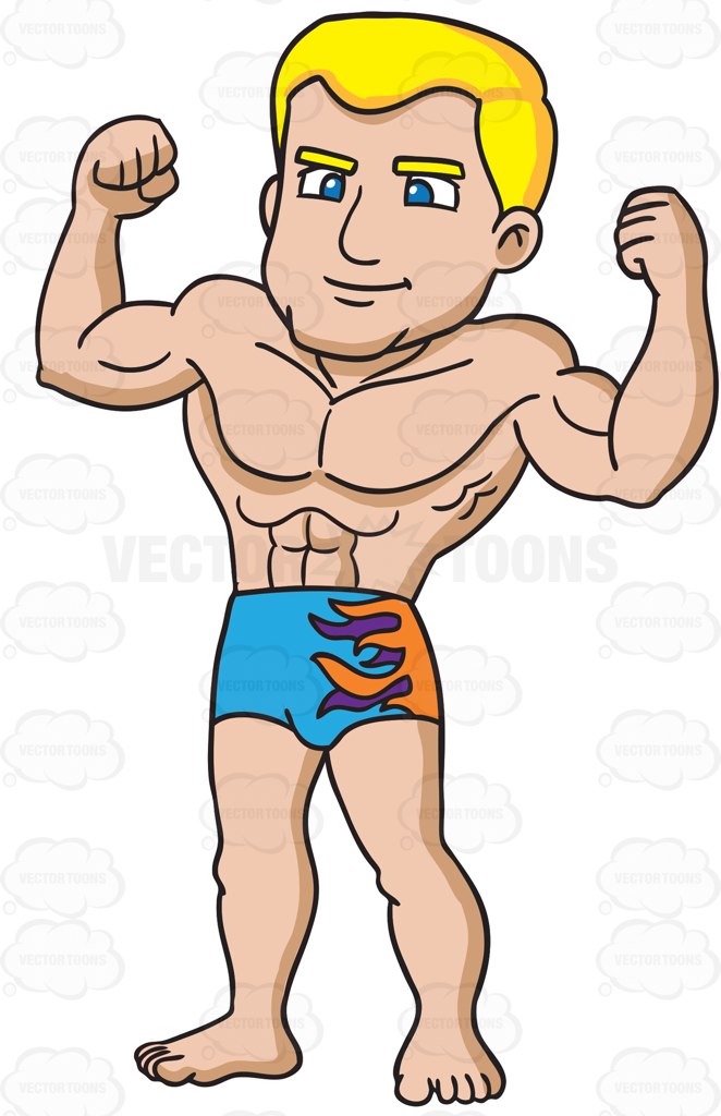 662x1024 Caricature Clipart Muscle Man Free Collection Download And Share