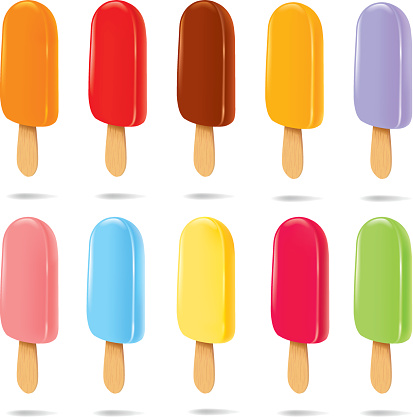 413x417 Ice Cream Lollipops Clipart