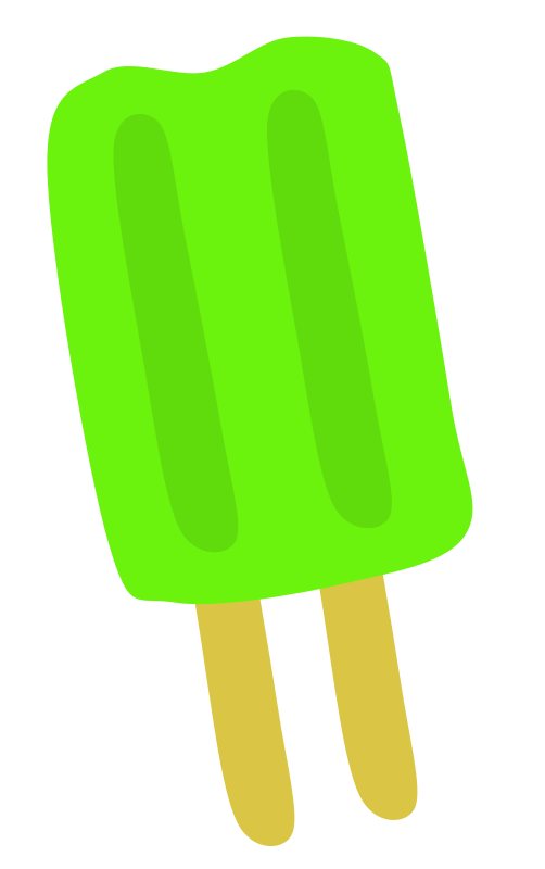 502x800 Free Clipart Green Popsicle Scout