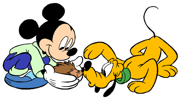 600x328 Mickey, Minnie And Pluto Clip Art 2 Disney Clip Art Galore