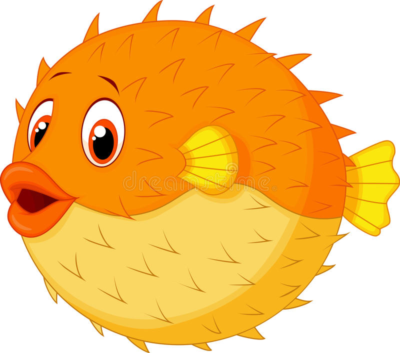 800x706 Puffer Fish Cartoon Cute Puffer Fish Cartoon Stock Vector