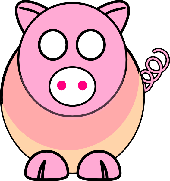 564x598 Pig 13 Clip Art