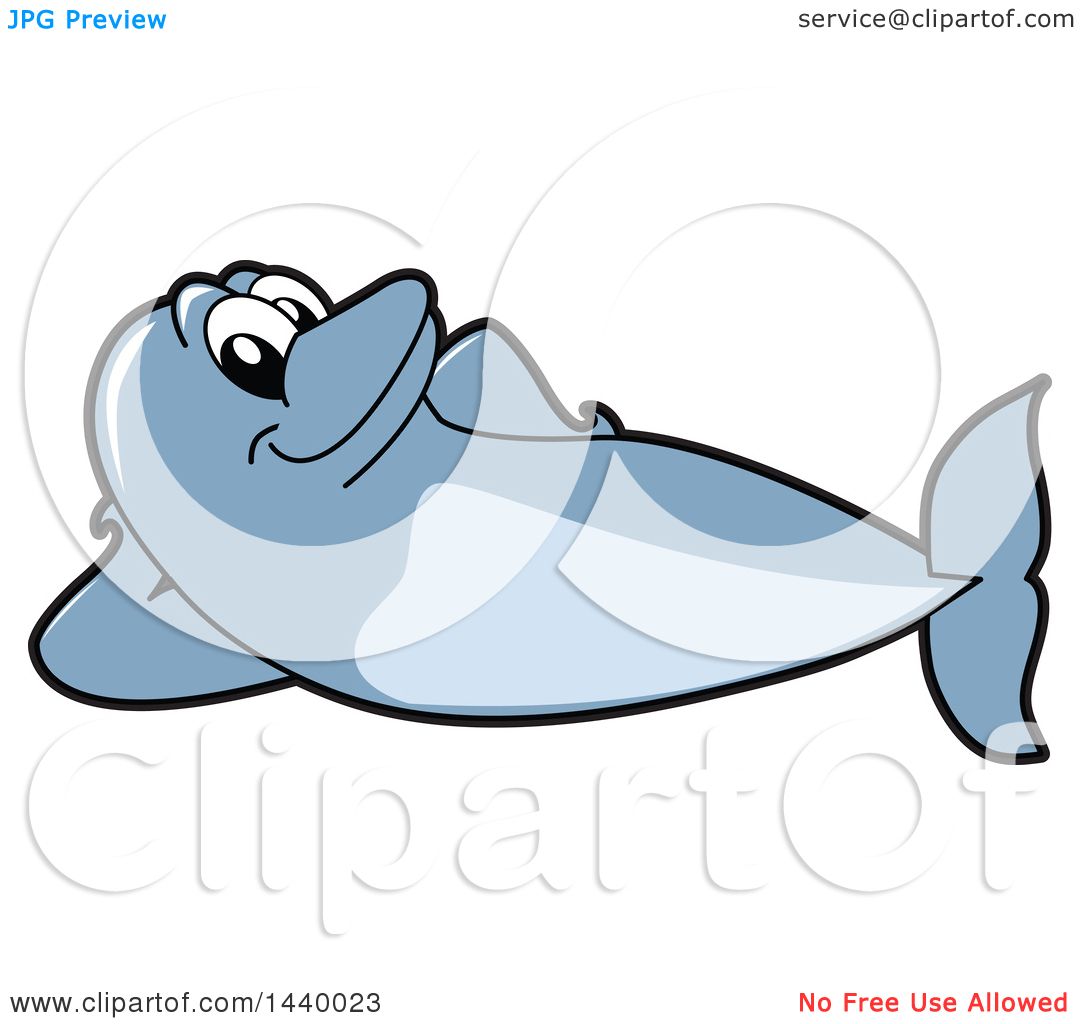 1080x1024 Clipart Of A Porpoise Dolphin School Mascot Character Relaxing