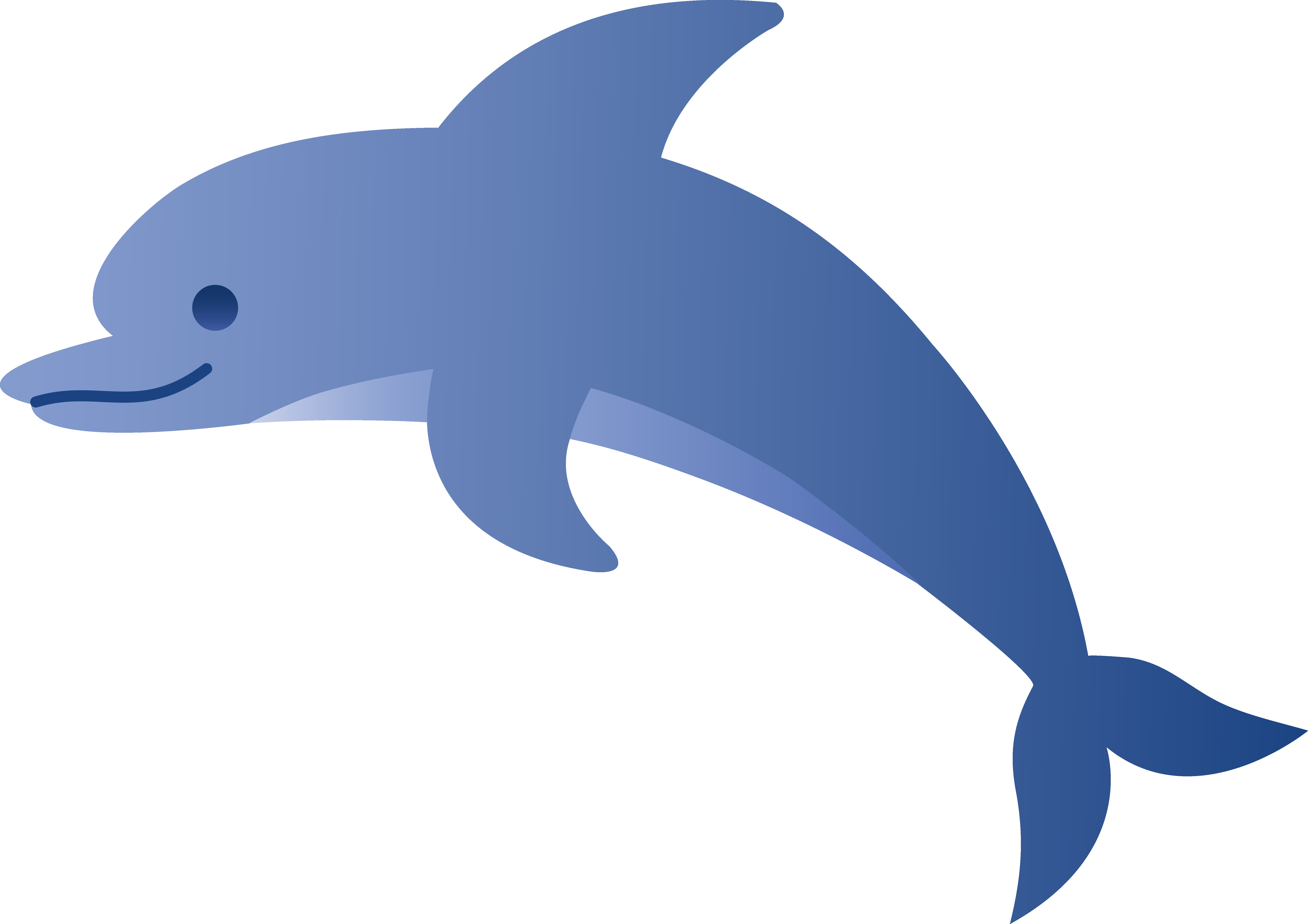 6883x4862 Cute Blue Dolphin Free Clip Art And Clipart Thatswhatsup