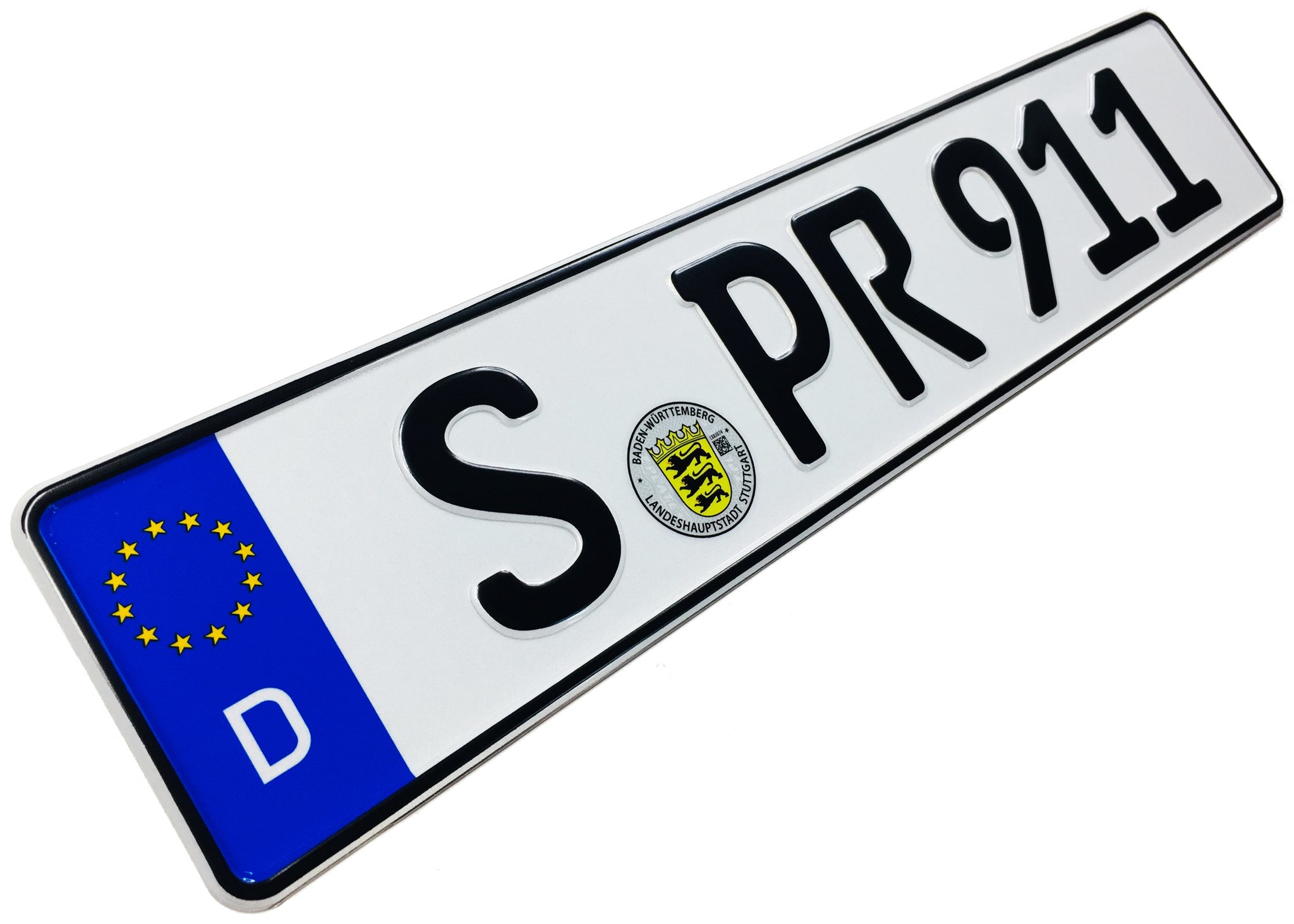 2048x1463 Porsche 911 Front German License Plate
