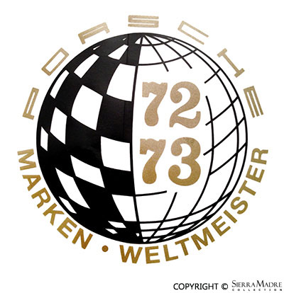 400x414 Porsche Parts 1972 1973 Marken Weltmeister Decal