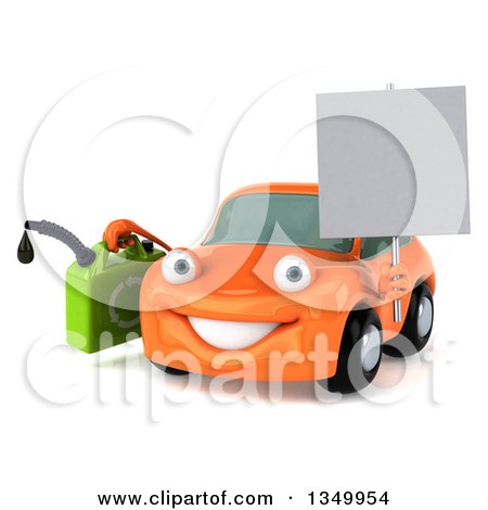 450x470 Clipart Of A 3d Orange Mechanic Porsche Car Wearing Sunglasses