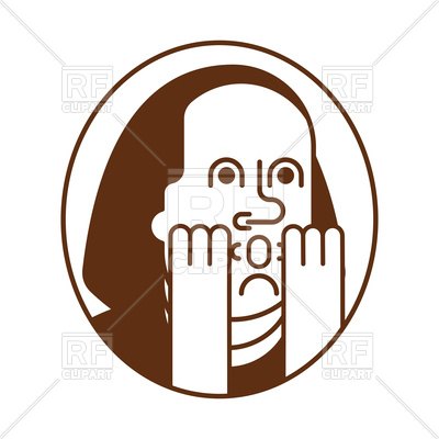 400x400 Portrait Of Franklin Omg Emotion Icon Royalty Free Vector Clip Art