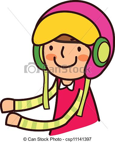 380x470 Portrait Of Boy Wearing Helmet Eps Vectors