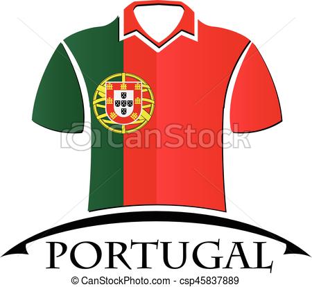450x414 Shirts Icon Made From The Flag Of Portugal Vector
