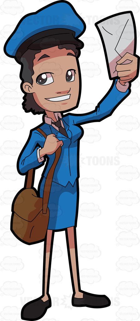 449x1024 Post Office Clipart Vector Toons