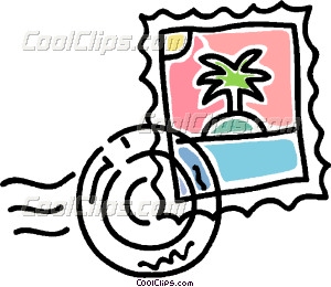 300x260 Postage Vector Clip Art