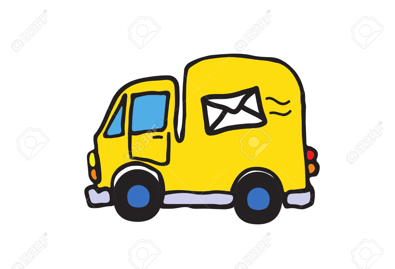 1300x886 Post Van Clipart