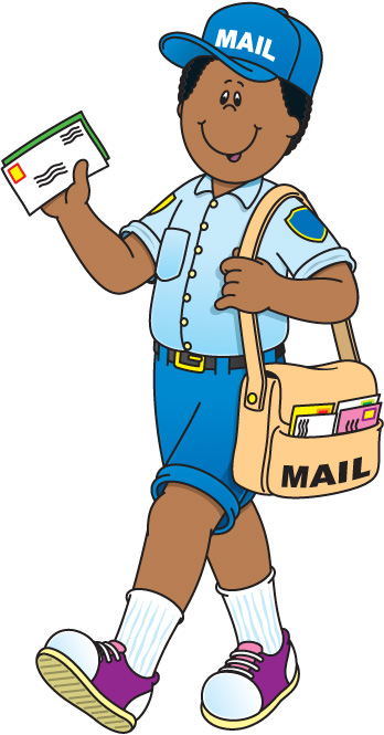 348x665 Postal Carrier Clipart