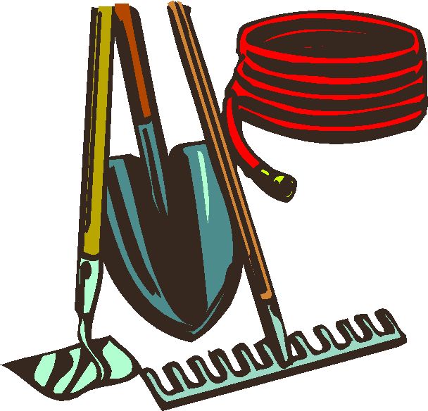 608x584 Yard Tools Clip Art Clipart