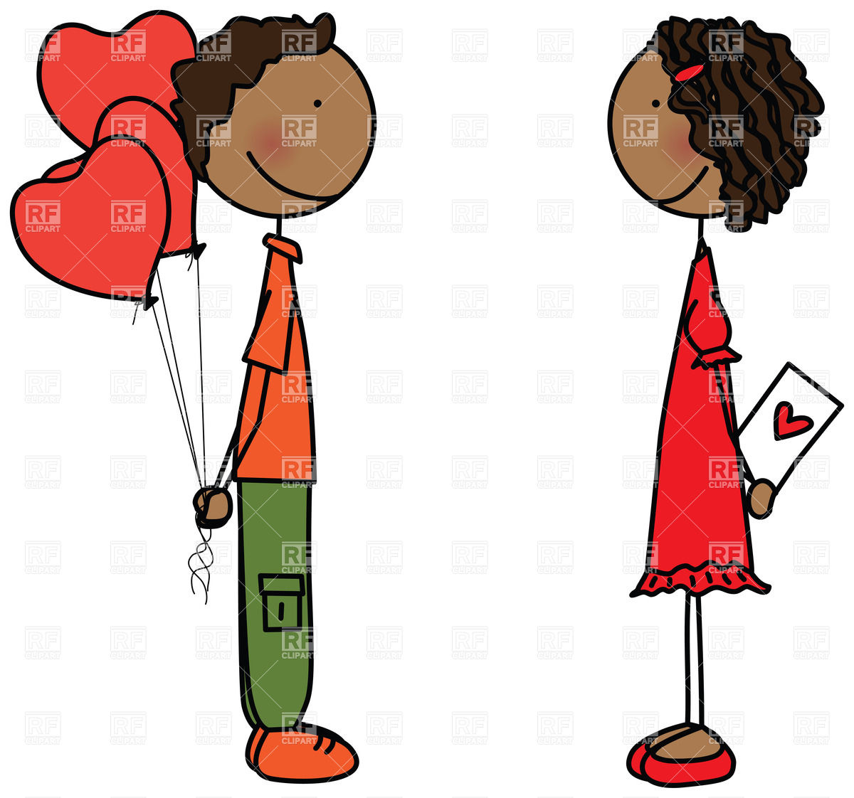 1200x1122 Couple Of Children In Love Boy Holding Heart Shaped Balloons