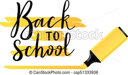450x264 Back To School Virtual Postcard, Banner Design, Holiday Vectors
