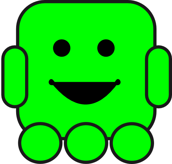 555x527 Clip Art Friendly Robot Wallpaper Art Geometry